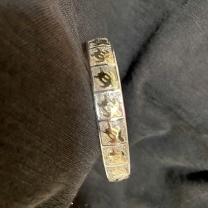 Silver/ Gold Turtle Bracelet